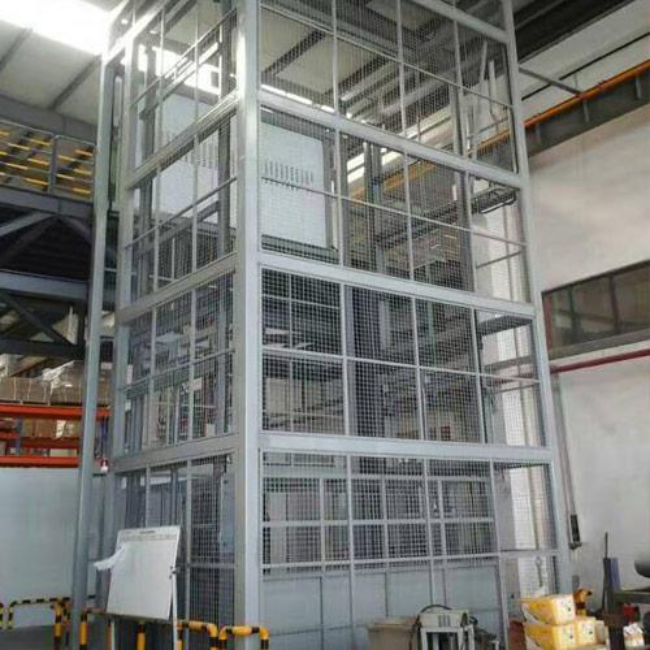 阆中导轨式升降平台货梯